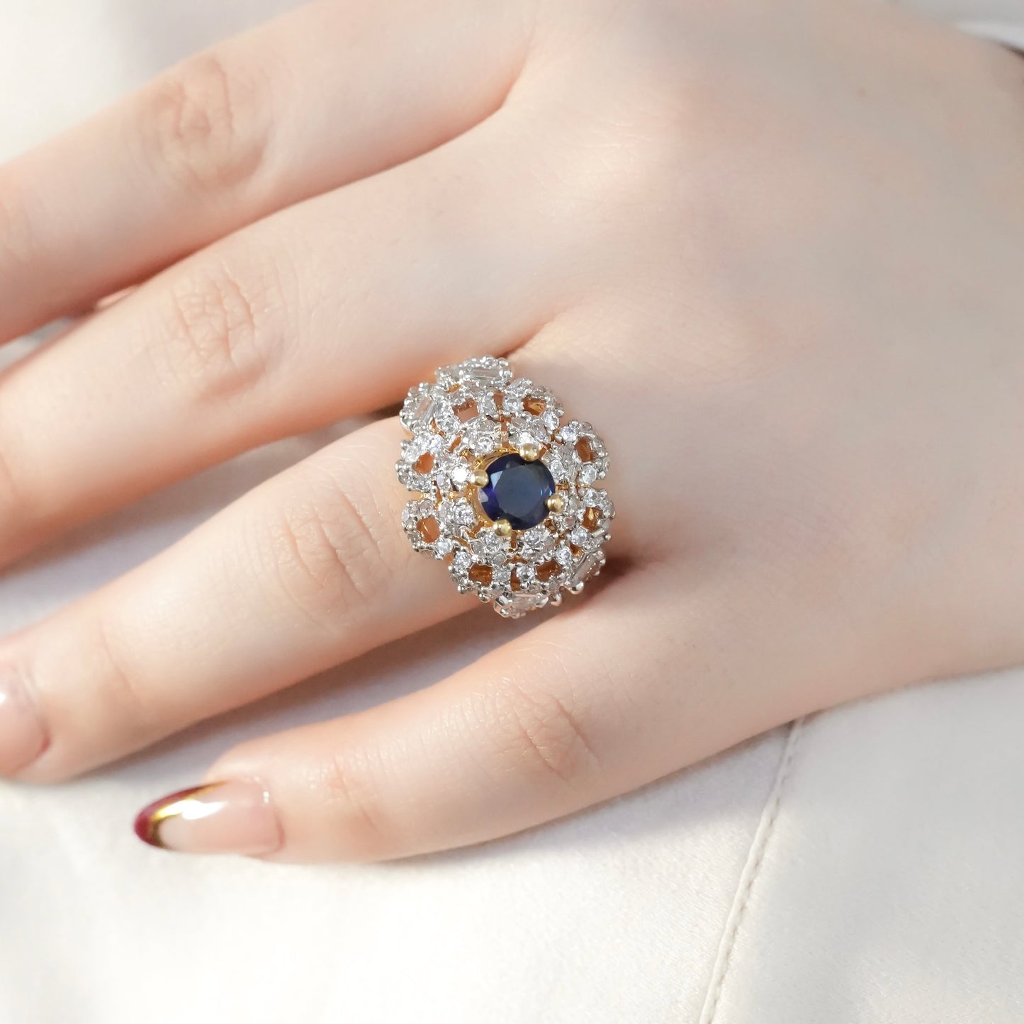 Gold-Plated Adjustable Ring