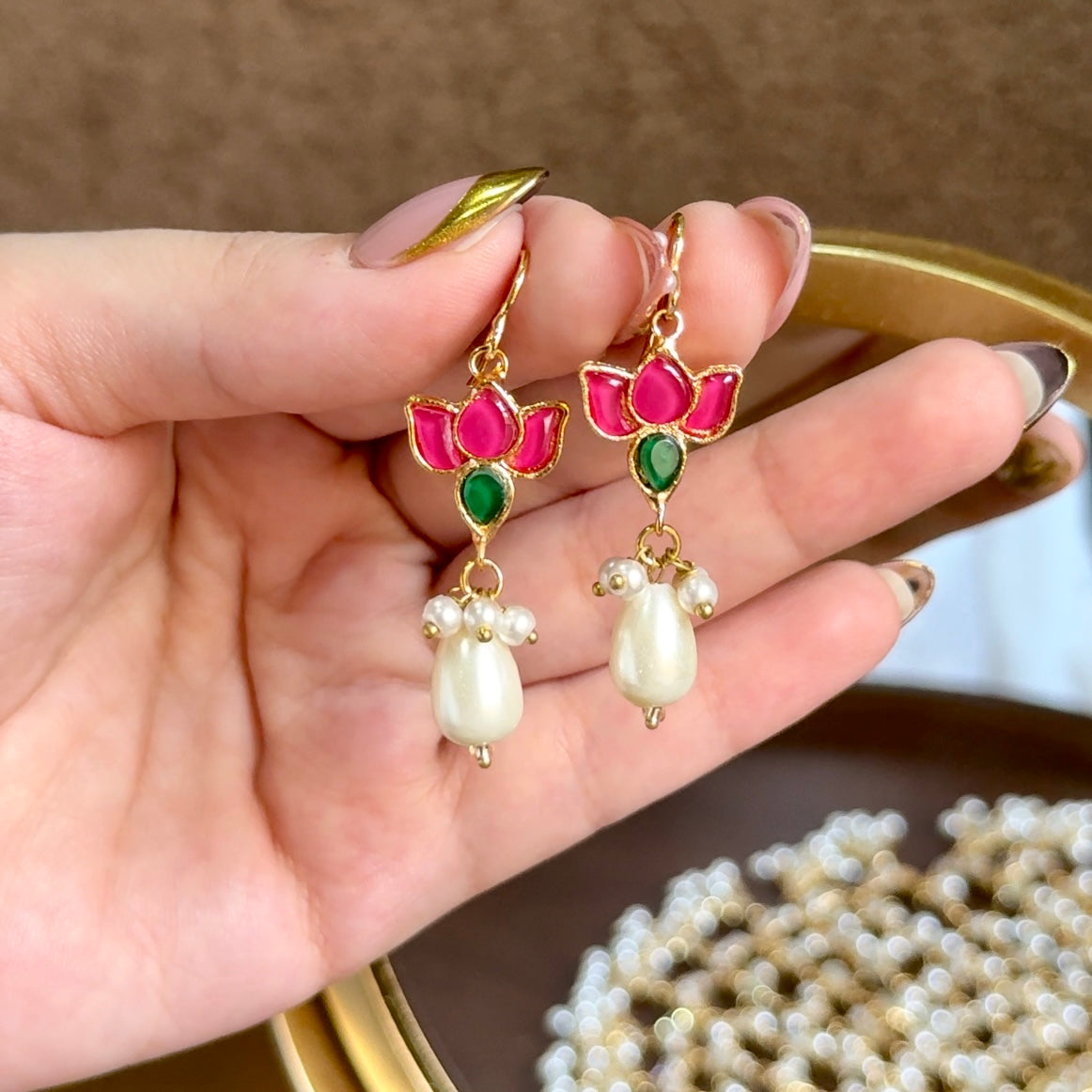 Pink Petal Necklace
