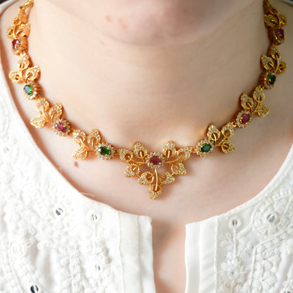 Petal Necklace set(Multi)