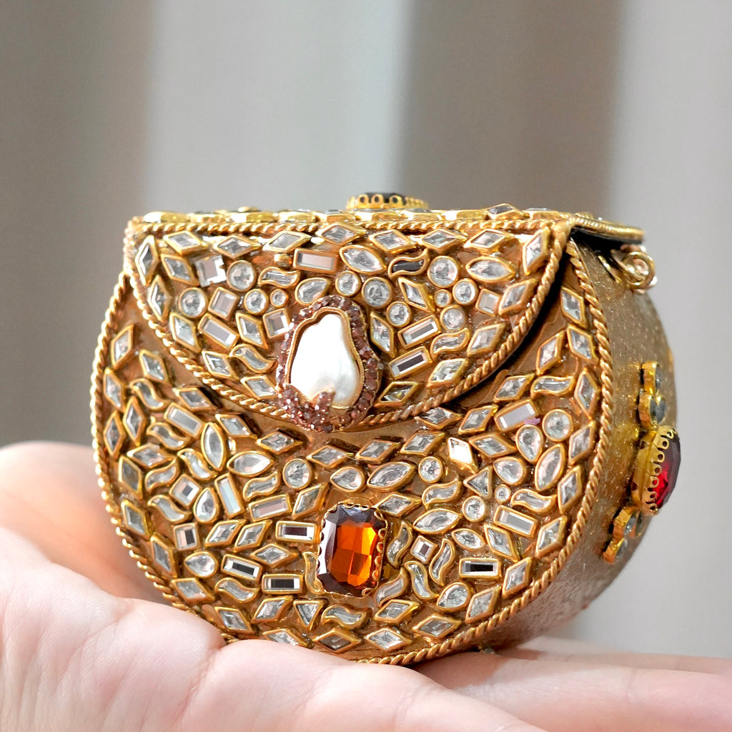 Mini Kundan Clutch