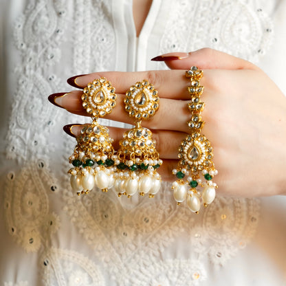 Royal Pearl Kundan Necklace Set