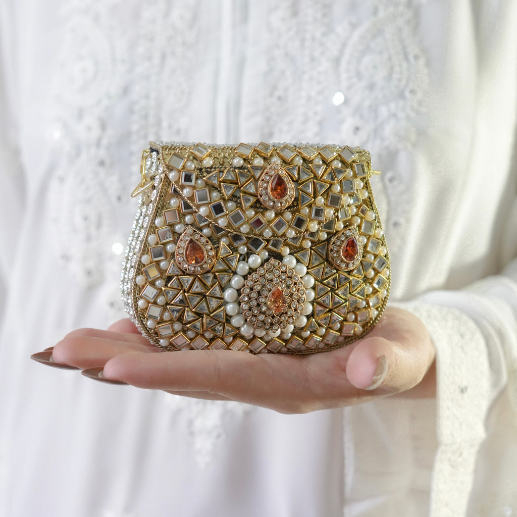 Kundan Clutch (Medium Size)