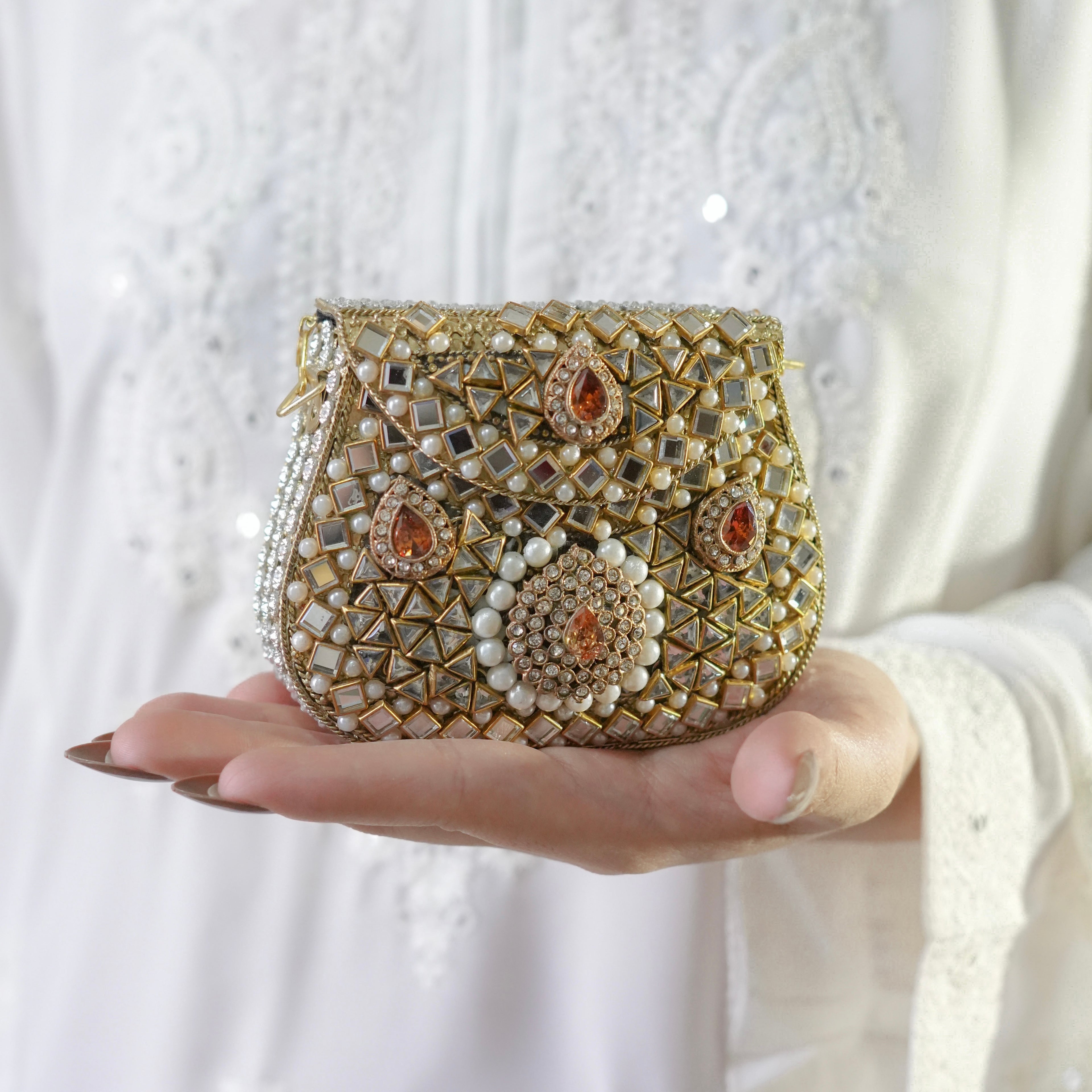 Kundan Clutch (Medium Size)