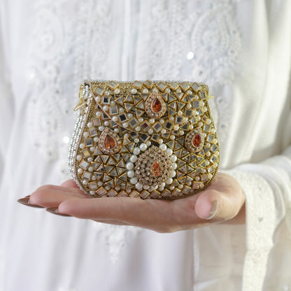 Kundan Clutch (Medium Size)