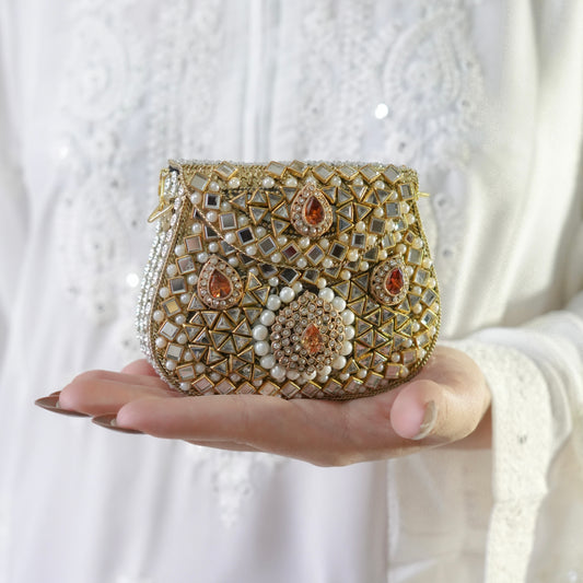 Kundan Clutch (Medium Size)