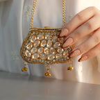 Mini Kundan Clutch