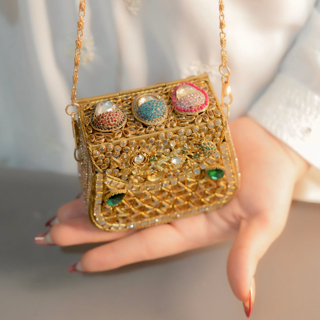 Kundan Clutch(Medium Size)
