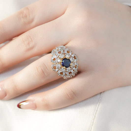 Gold-Plated Adjustable Ring