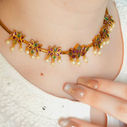 Lotus Multi Necklace Set