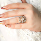 Gold Plated Loop Ring