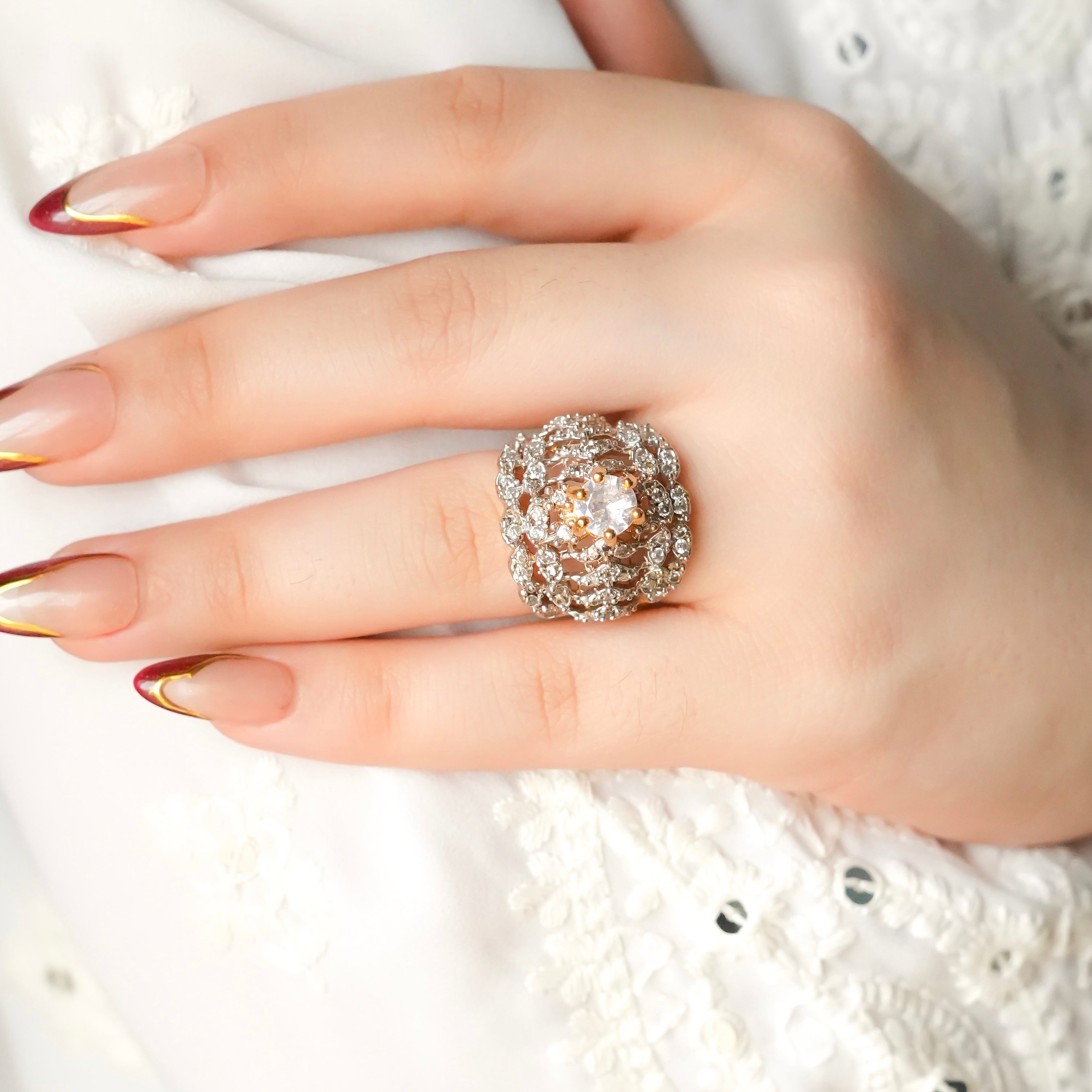 Gold Plated Loop Ring
