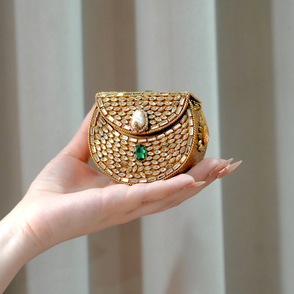 Mini Kundan Clutch