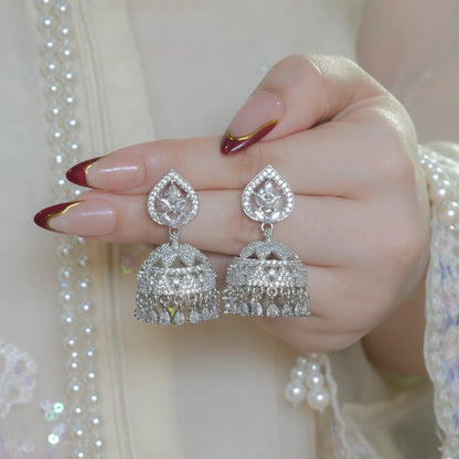 Silver Jhumki
