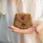 Mini Kundan Clutch