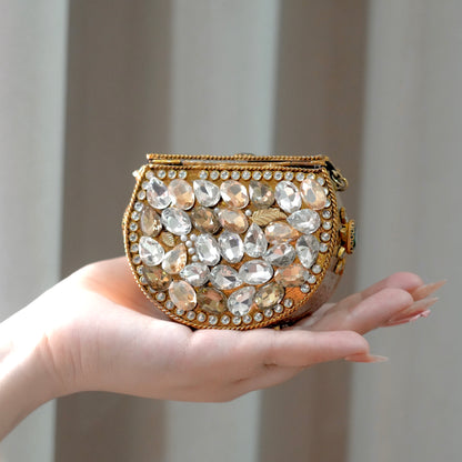 Mini Kundan Clutch