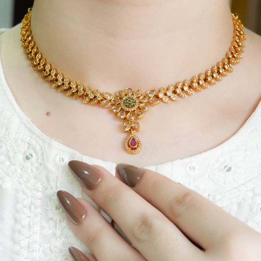 Sapphire Necklace Set