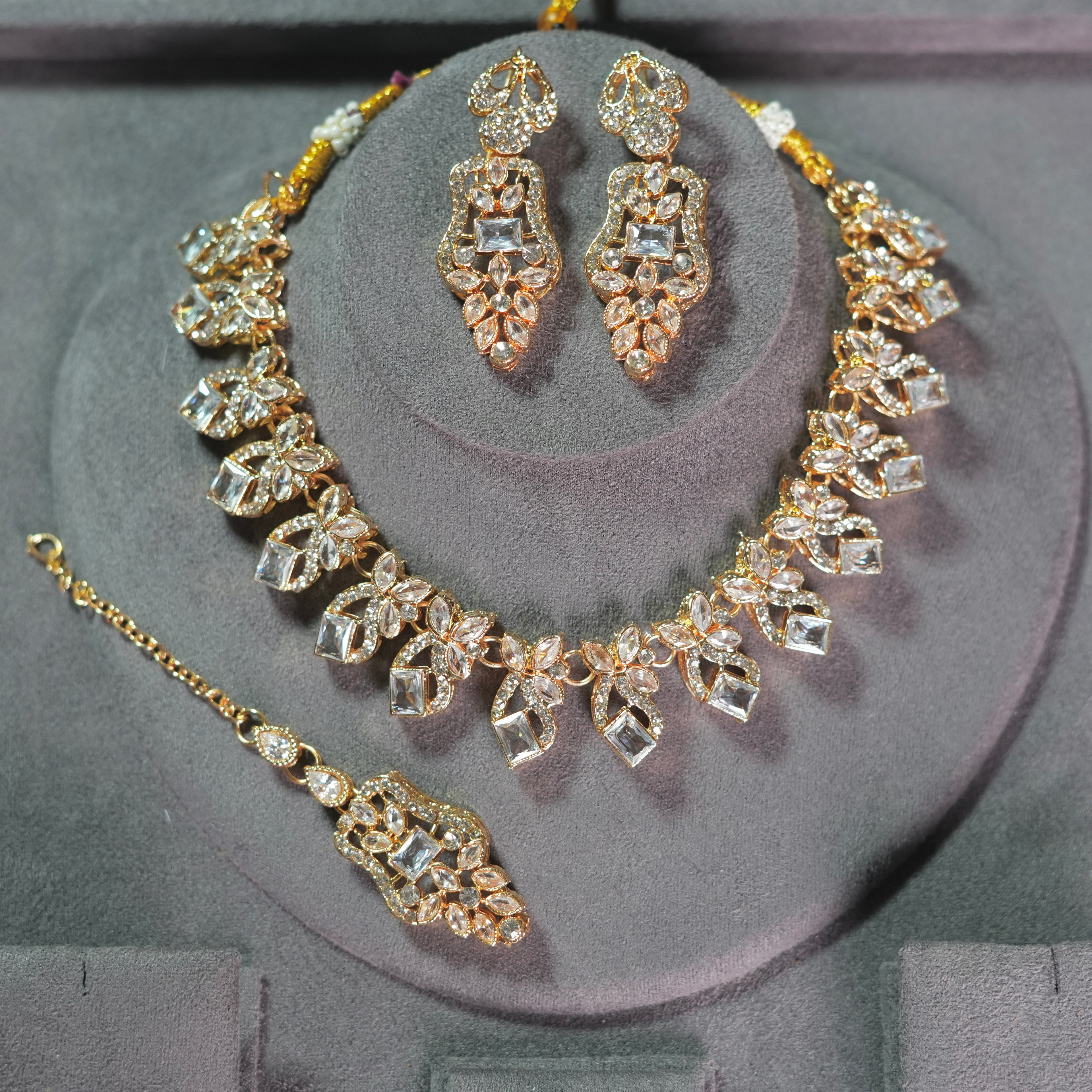 Midnight Glam( Golden- White)