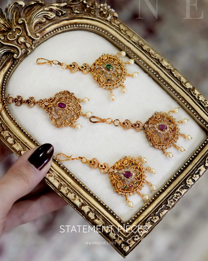 Gold- Plated Maang Teeka