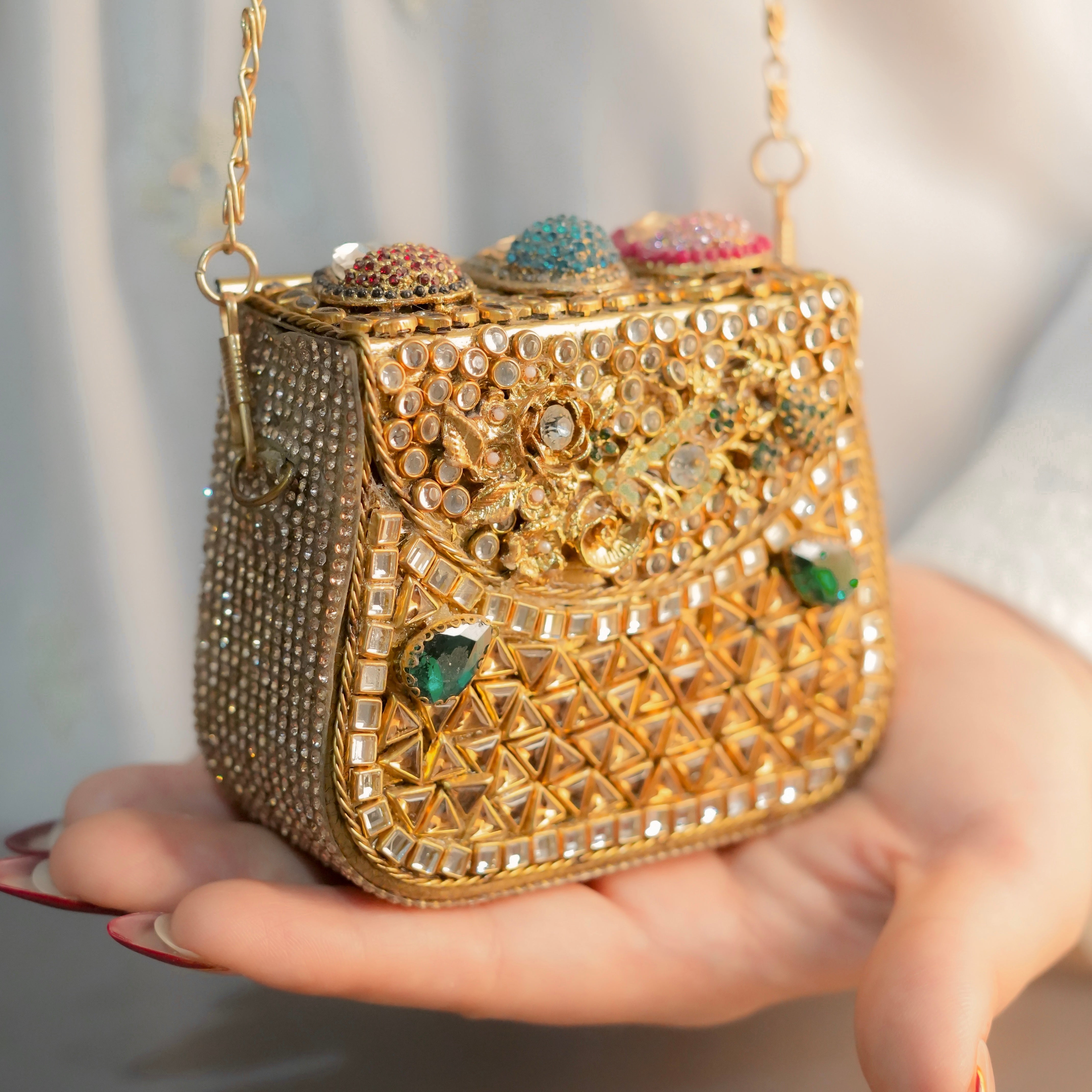 Kundan Clutch(Medium Size)