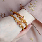 Golden Grace Cuff Pair (2.6)