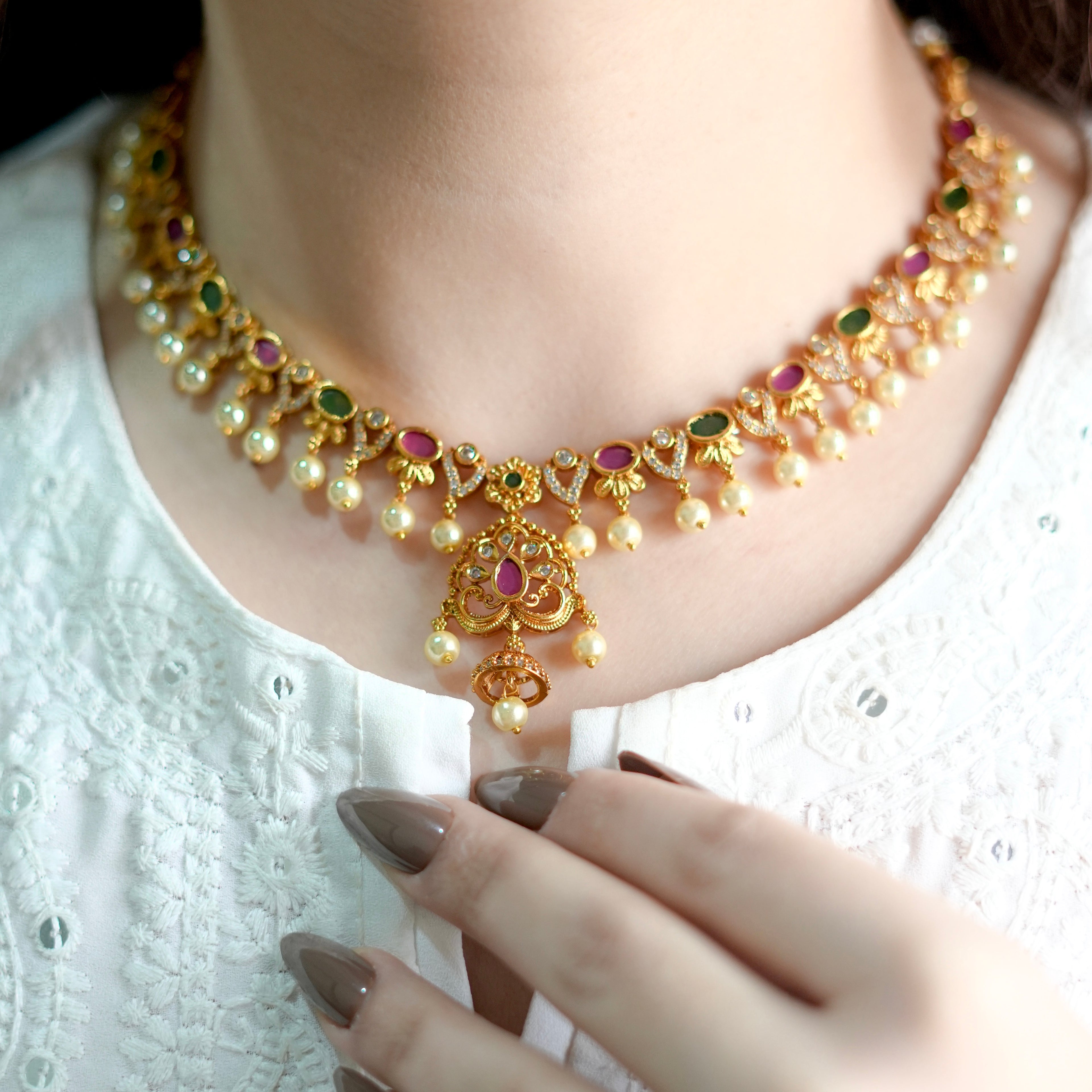 South-Indian Necklace Set