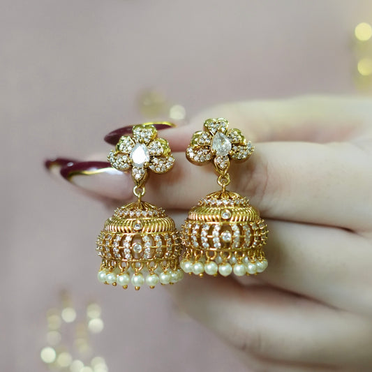 White/Pink Jhumki