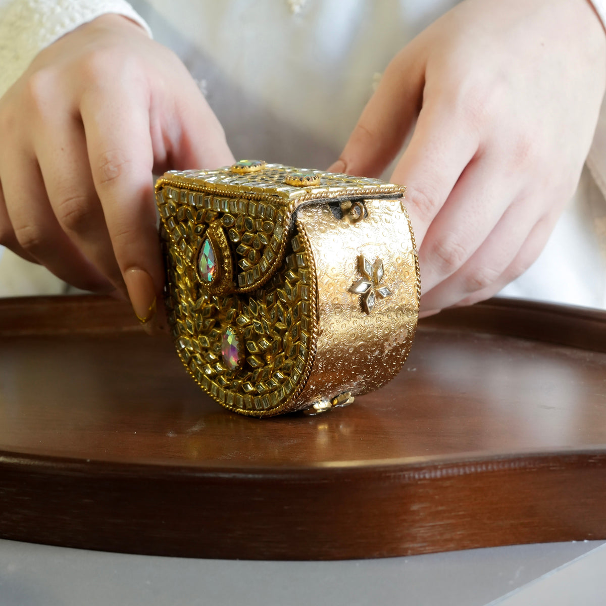 Mini Kundan Clutch