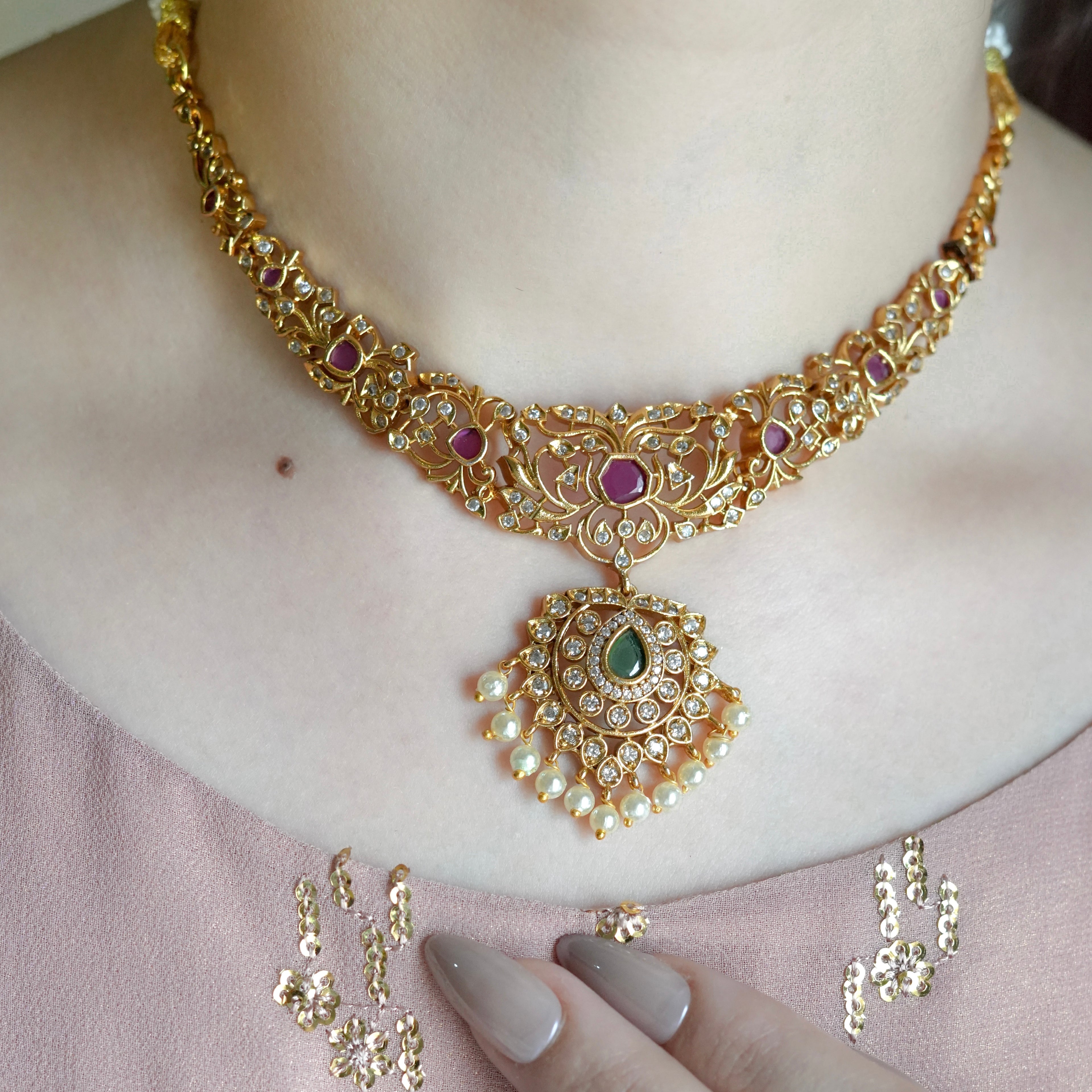 Golden Aura Double Layer Set