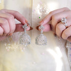 Silver Jhumkis