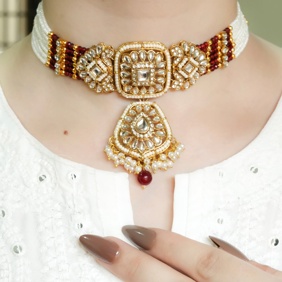 Sheesh Necklace Set