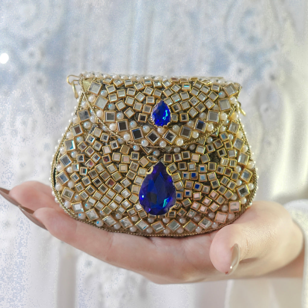 Kundan Clutch(Medium Size)