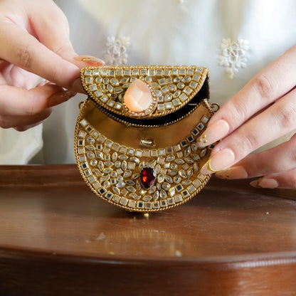 Mini Kundan Clutch
