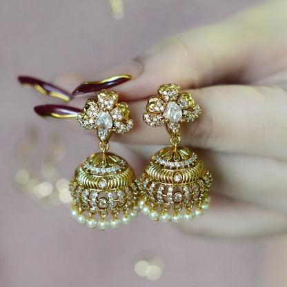 White/Pink Jhumki