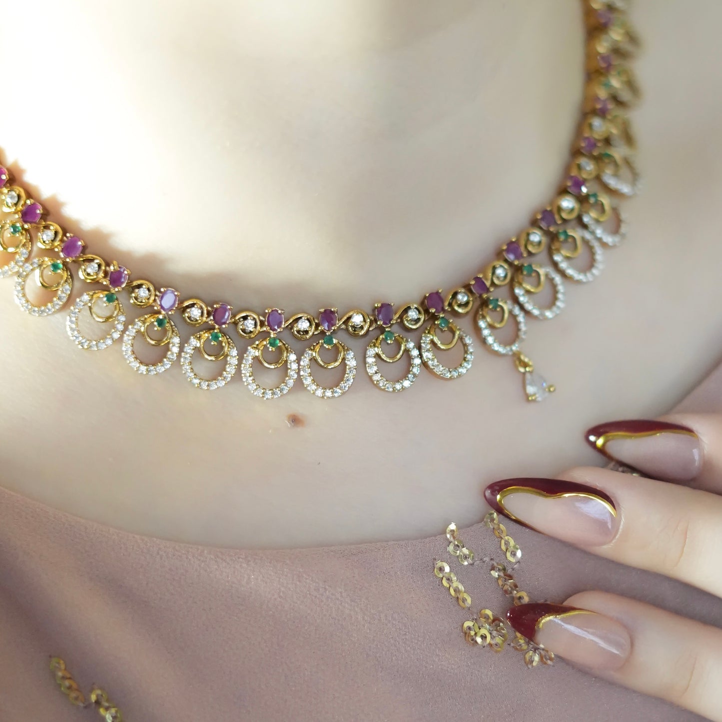 Petal Necklace Set