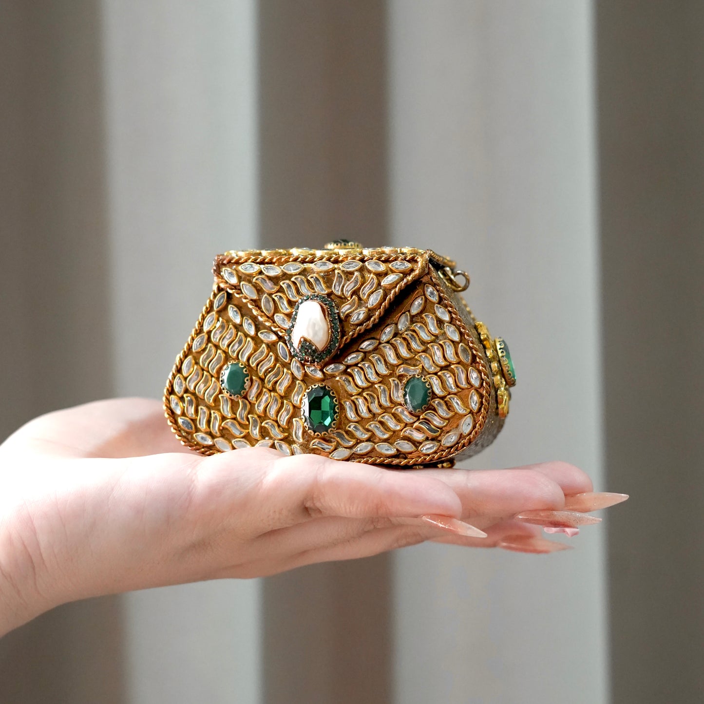 Mini Kundan Clutch