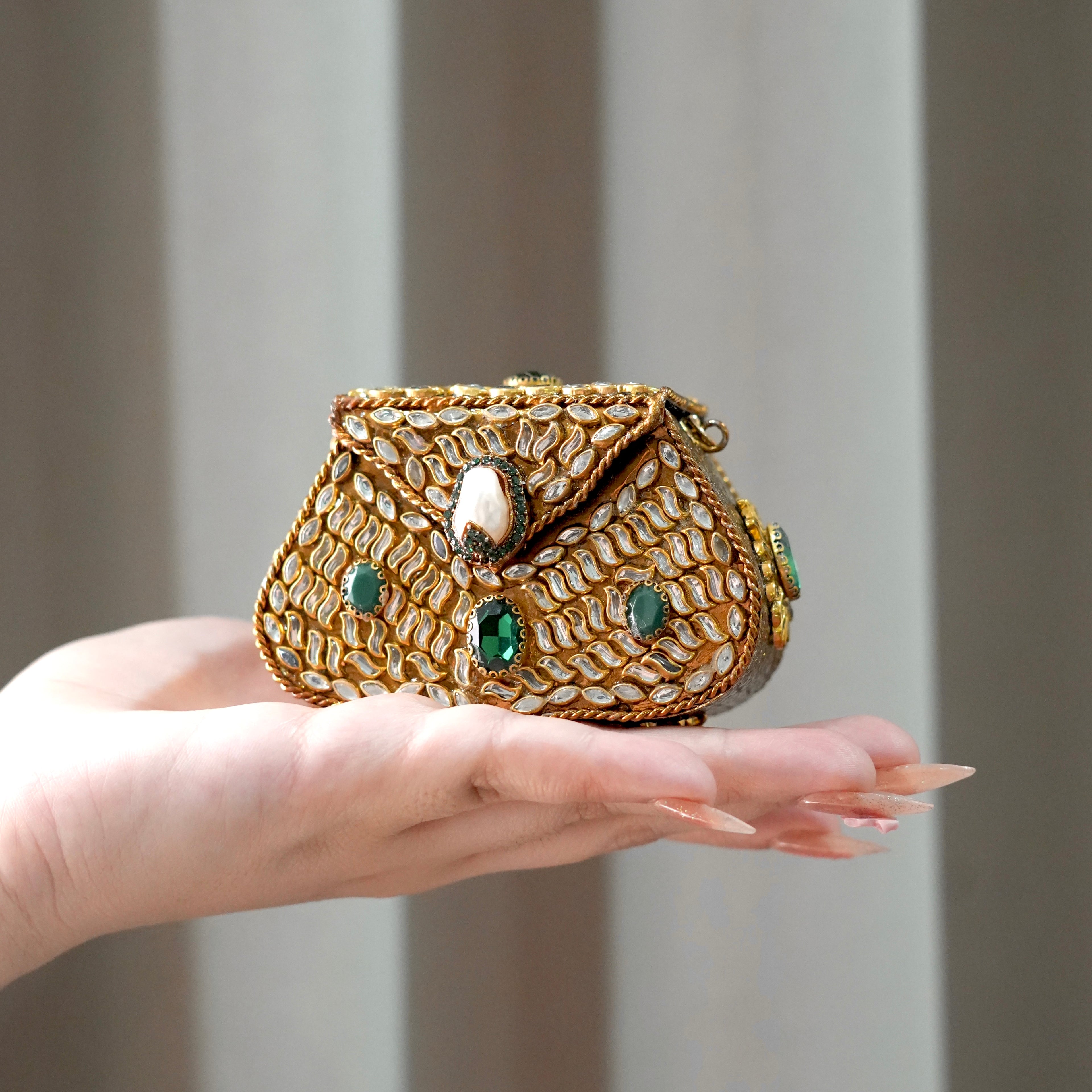 Mini Kundan Clutch