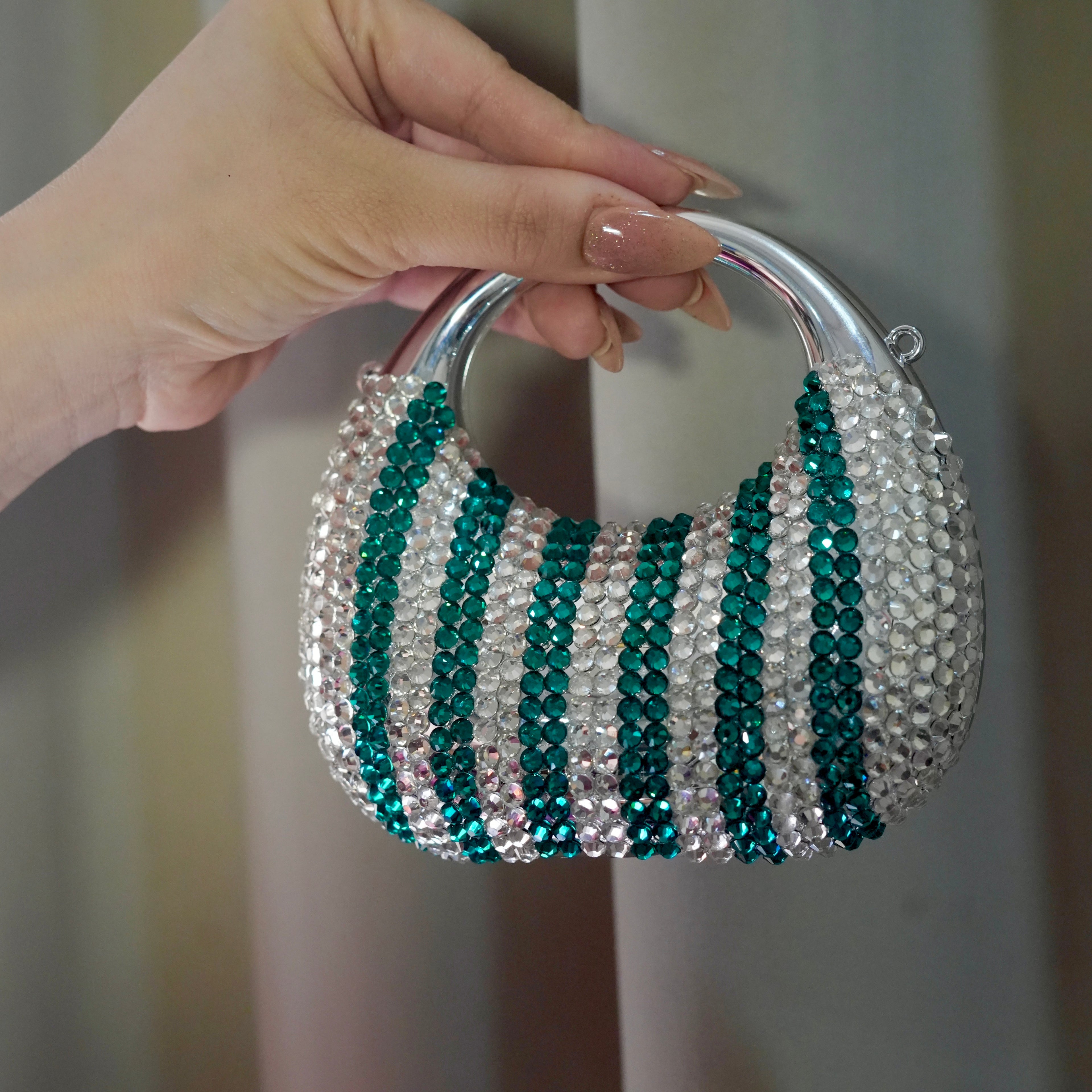 Crescent Silver-Green