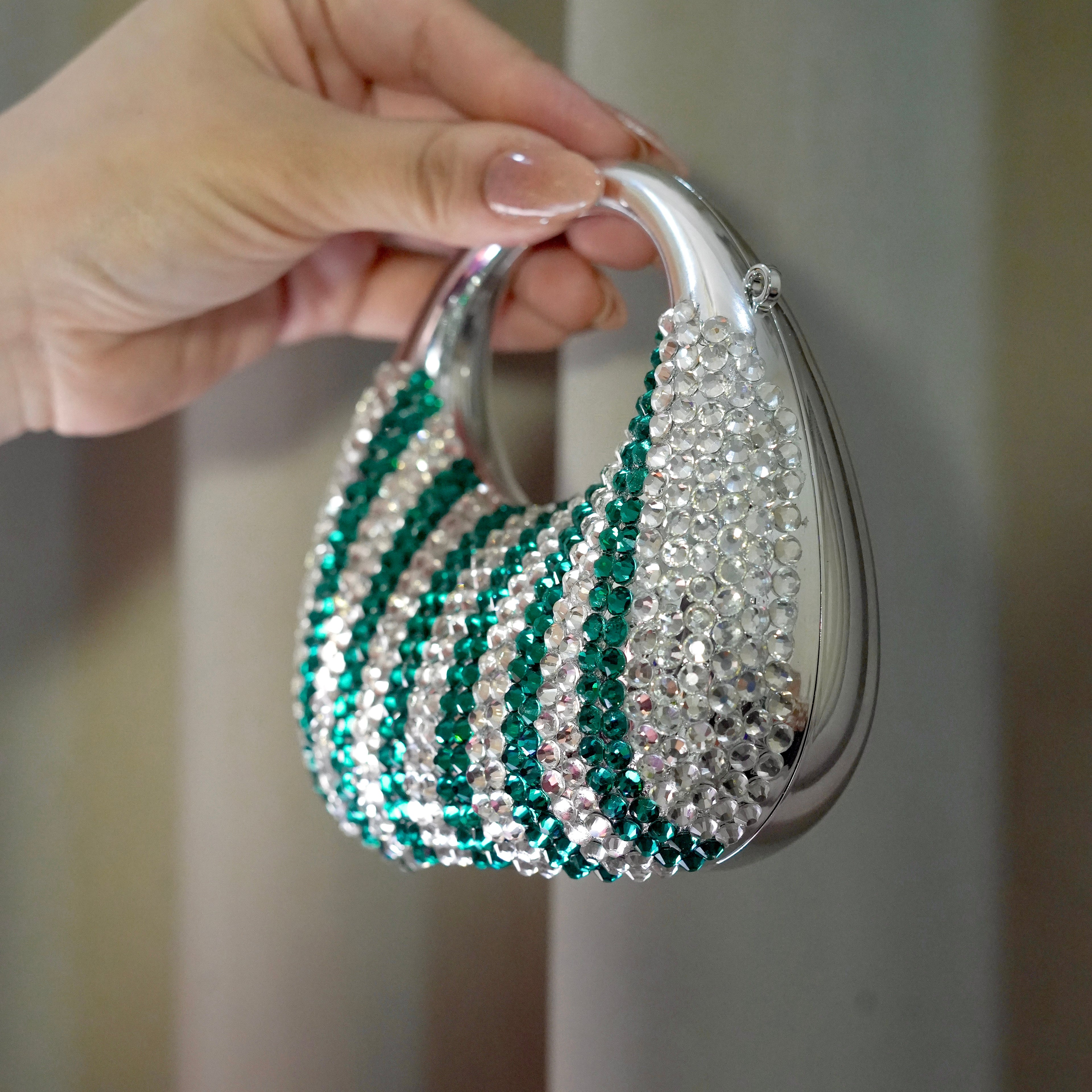Crescent Silver-Green