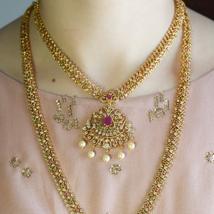 Double Layer Bridal Set (Micro-Gold Plated)