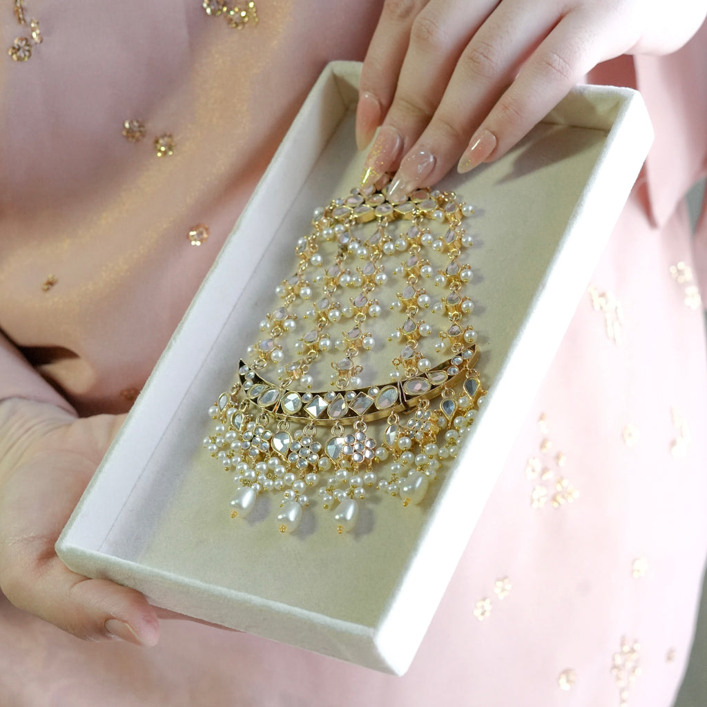 White Pearls Jhumar