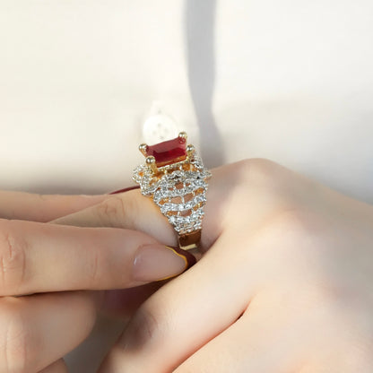 Gold- Plated Adjustable Ring