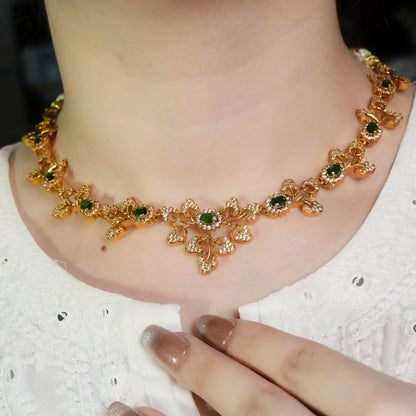 Petal Necklace Set(Green)