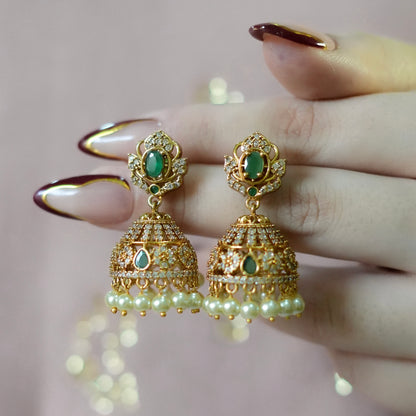 Emerald Jhumki