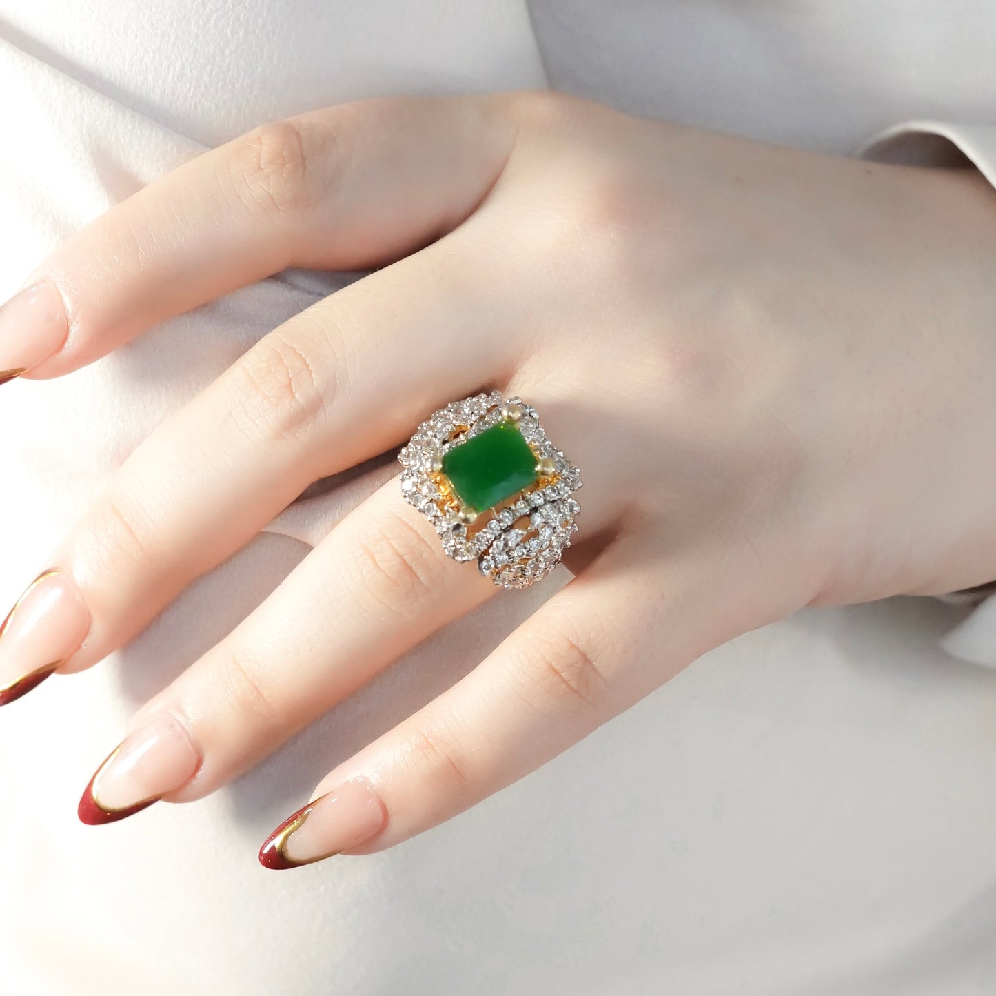 Gold-Plated Adjustable Ring