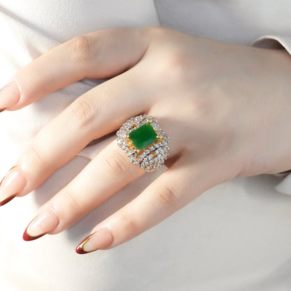 Gold-Plated Adjustable Ring