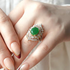 Gold plated Aura Ring