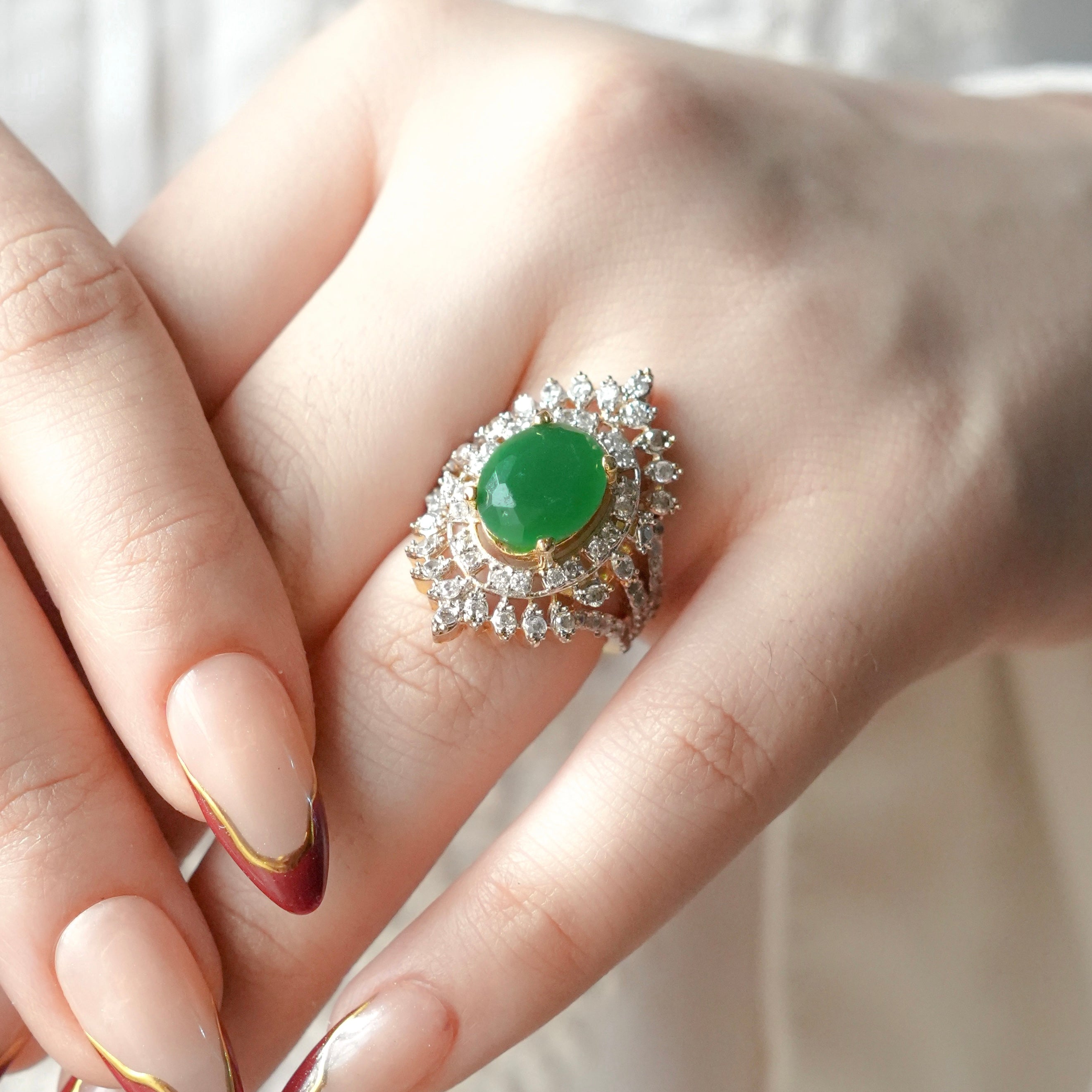 Gold plated Aura Ring