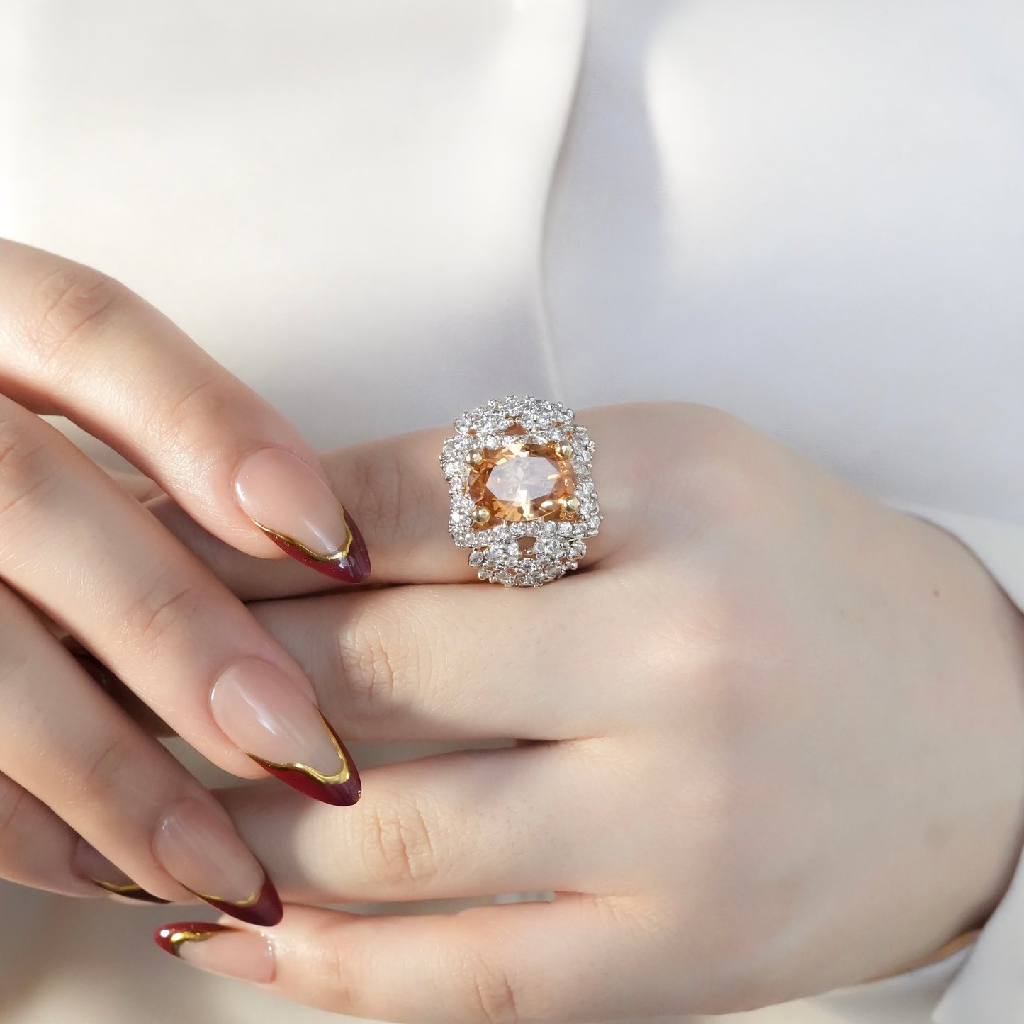 Gold-Plated Adjustable Ring