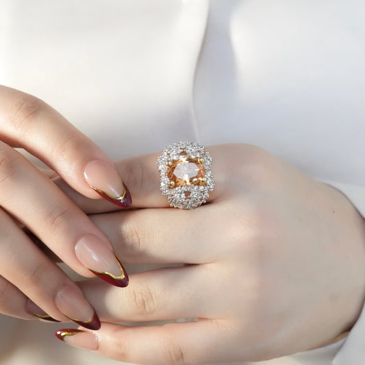 Gold-Plated Adjustable Ring