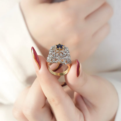 Gold-Plated Adjustable Ring